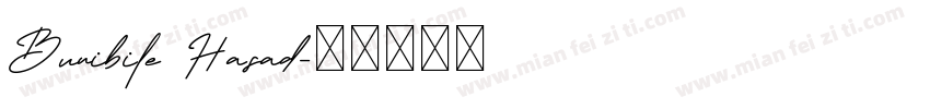 Bunibile Hasad字体转换